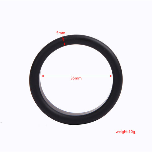 Thick Silicone Cock Ring (single)